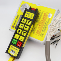 Transmisor de Radio Industrial de Alta Resistencia con 8 Teclas, Doble Velocidad, Tri-Proof, IP67, Parada de Emergencia, Anti-interferencia, para Grúa Pórtico