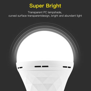 Yüksek Kaliteli Şarj Edilebilir A60 IP65 Acil Durum LED Ampulü 7W 6500K 85-265V E27 Duylu 2 Saat Acil Durum Aydınlatması - Product Image 6