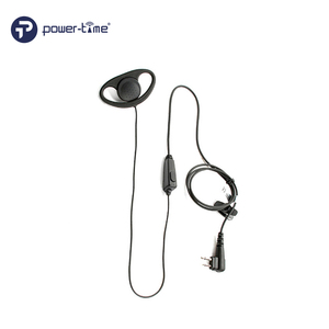 Power Time D Shape Auricular Durable Clear Voice Auricular con PTT en línea para radios bidireccionales <span class=keywords><strong>Airbus</strong></span> <span class=keywords><strong>Eads</strong></span> THR9 TPH900 - Product Image 1