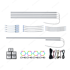 Đèn nội thất ô tô KYNCHO Universal 64 màu LED, đèn LED đổi màu, chiếu sáng nội thất với chuyển đổi màu sắc động - Product Image 1