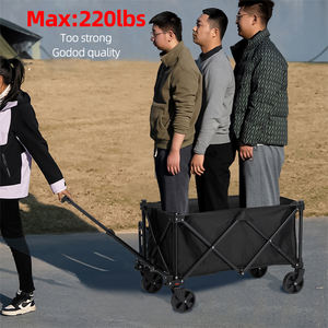 รถเข็น600D อ๊อกซฟอร์ดสารพัดประโยชน์พับได้สำหรับตั้งแคมป์ขนาดเล็กความจุสูง - Product Image 2