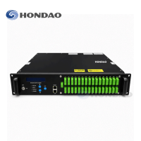 Amplificador de Fibra Óptica EDFA WDM de 32 Puertos, Salida de 23dBm, Interfaz RJ45 SNMP RS232, Enlace CATV PON, Configuración Personalizada HONDAO FTTH FTTX