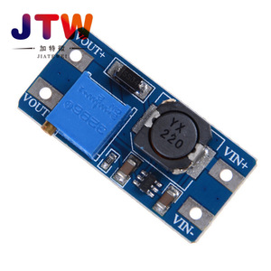 JTW DC-DC บูสต์โมดูล MT3608 2A อินพุต 3V/5V เอาต์พุต 5V/9V/12V/24V ปรับได้สำหรับโครงการอิเล็กทรอนิกส์ - Product Image 1