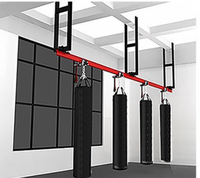 Support mural en acier pour sac de frappe, support de frappe lourd, supports de boxe, équipement de fitness durable