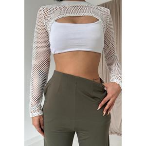 Pantalons décontractés en velours côtelé kaki pour femmes, respirants, taille mi-haute, élastiques, cargo, lavage coloré, vente en gros - Product Image 2