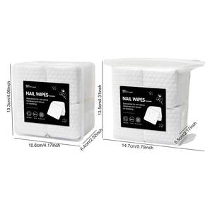 Toallitas Profesionales para <span class=keywords><strong>Uñas</strong></span> para Remover Gel y Esmalte, Almohadillas de Limpieza Sin Pelusa para Herramientas de Arte de <span class=keywords><strong>Uñas</strong></span> y Preparación de Superficies - Product Image 6