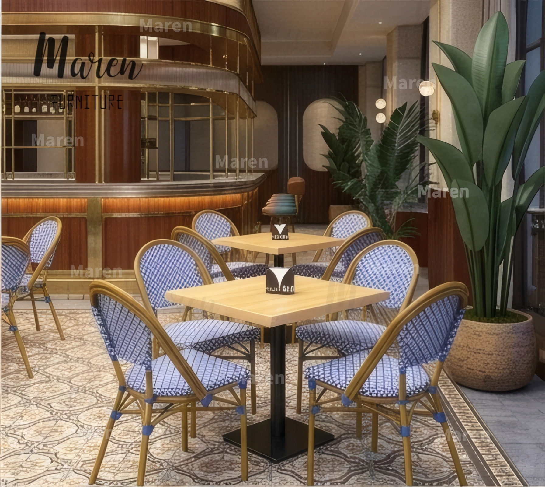 Conjunto de restaurante