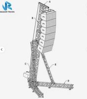 Système de support de treillis pour enceintes Line Array avec palan à chaîne manuel pour concerts en extérieur
