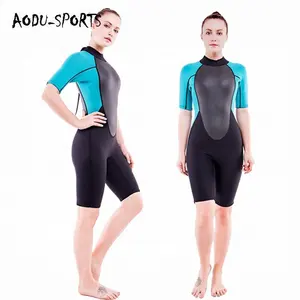 Wholesale Custom Short Sleeve Short Pants Surfing And Diving Wetsuit