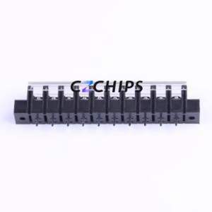 KF28CM-7.62-10P Barrier Terminal Block Through hole Component THT,P=7.62mm Connector With Cover Plate 7.62mm 1x10P Straight Pin - Product Image 2