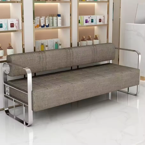 Barbershop Beauty Salon Waiting <b>Bench</b> Chair Lounge Area Clothing Store Office Reception Adjustable Durable Salon Furniture - Product Image 4