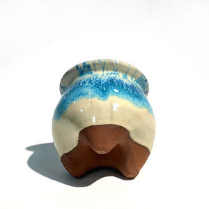 Maceta de cerámica con boca redonda para plantas, maceta pequeñ<span class=keywords><strong>a</strong></span> multicolor para suculentas - Product Image 3