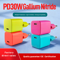 Chargeur mural USB Type-C Mini PD 3.0 30W Shenzhen Lvxiangyuan, prise EU, certifié CE RoHS ERP REACH, câble 1M OTP pour iPhone 17