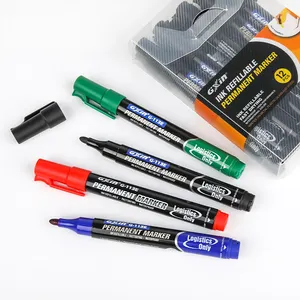 Pens And Markers Gxin G-113E Long Take-Off Time Stable Ink Permanent Marker Pen Set With Multi-function Tape Permanent Marker Pen