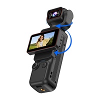 Kamera Aksi Wifi Genggam Lensa Putar Rekaman Video Baru Terlaris untuk Vlogging Sepeda Luar Ruangan, Sport Cam, Pocket Gimbal Recorder