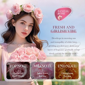 <span class=keywords><strong>Gel</strong></span> Douche SADOER Bois de Santal Blanc et Rose 1000ml Nettoyage en Profondeur Hydratant Lissant Parfum Longue Durée pour Femme - Product Image 4