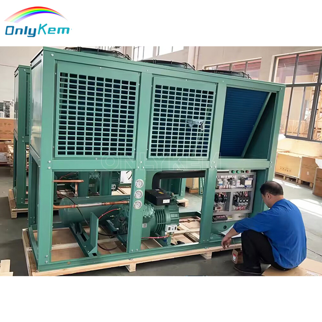 High Quality Condensing Units with Semi-hermetic Piston Compressor Cold Room Unit Scroll Compressor