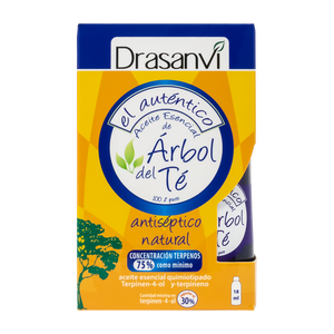 Aceite de Árbol de Té 100% Puro y Orgánico Drasanvi, 18 ml, Grado Terapéutico para Uso Corporal, Cicatrización de Heridas, Cosméticos - Product Image 1