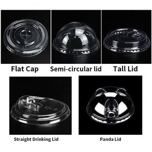 Vasos Desechables Transparentes de Plástico PET con Tapas, Calibre 98, 12/14/16/18/20/24 oz, Logotipo Personalizado para Café Helado, Latte, Jugo - Product Image 4