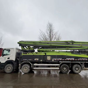 Camion pompe à béton Actros 4141 56 57M 59M 62M à moteur diesel, engin de construction d'occasion avec flèche de placement, vente à Shanghai - Product Image 1