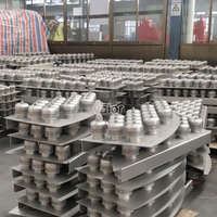 Plateau à bulles en acier inoxydable et cuivre pour colonnes de distillation