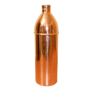 Botella de agua sin juntas de cobre hecha a mano de 500ml, utensilios de cocina personalizados a prueba de fugas para decoración del hogar - Product Image 2