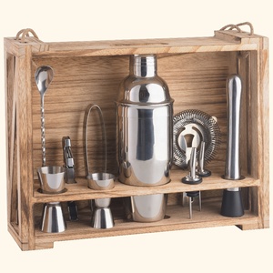 Bộ Dụng Cụ Pha Chế Cocktail Hộp Gỗ Trực Tiếp Từ Nhà Máy OUYADA Bộ Dụng Cụ Pha Chế Cocktail Bằng Thép Không Gỉ Mới Lạ Cho Nhà Sản Xuất - Product Image 3