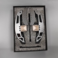 Palancas de Cambio Magnéticas de Fibra de Carbono para VW Golf 7.5R MK6 MK7 MK8 GTI GTD GTE Transporter