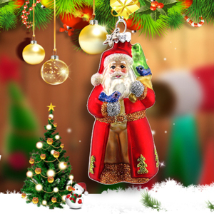 Accattivante delizia natalizia ornamenti in vetro soffiato a mano per albero <span class=keywords><strong>di</strong></span> <span class=keywords><strong>natale</strong></span> con piccolo ornamento in vetro <span class=keywords><strong>di</strong></span> babbo <span class=keywords><strong>natale</strong></span> - Product Image 5