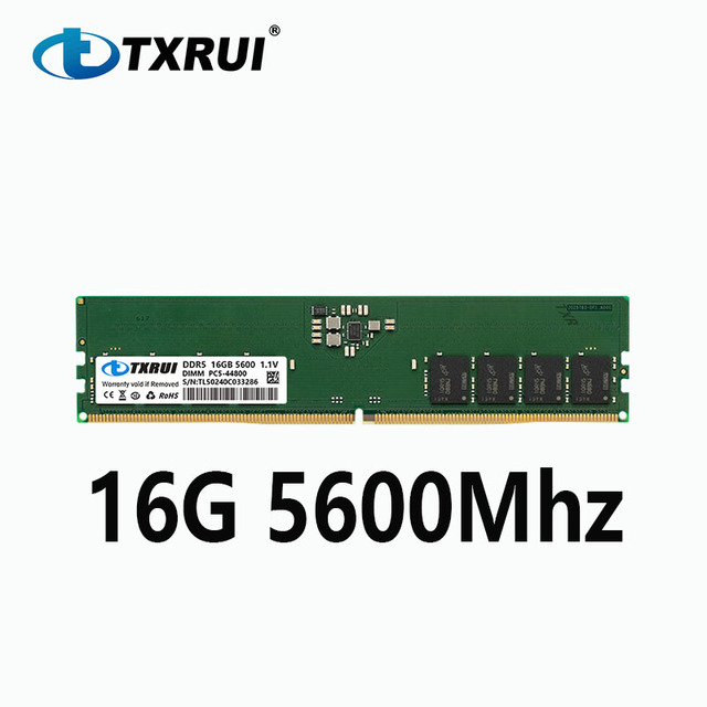Cheaper Price Sale Wholesale Original ECC Desktop Sodimm RAM DDR5 16GB 5600MHz in Stock Bulk