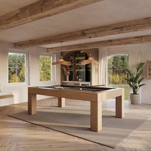 <span class=keywords><strong>Table</strong></span> de <span class=keywords><strong>billard</strong></span> en bois multi-jeux de style classique personnalisable, ensemble combiné de luxe moderne avec plateau de ping-pong, en vente - Product Image 1