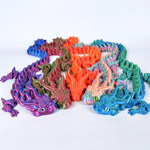 โมเดลมังกร<span class=keywords><strong>ทะเล</strong></span>แบบข้อต่อเคลื่อนไหวได้ ขนาด 69 ซม. พิมพ์ 3 มิติ วัสดุ PLA สีรุ้ง สำหรับตกแต่งบ้านและสำนักงาน - Product Image 4