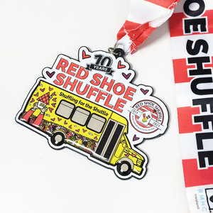 Medallas Personalizadas de Esmalte Duro, Premios Metálicos de Primera Calidad, Medallas <span class=keywords><strong>Animel</strong></span>, Color Personalizado, Impresión UV, Medalla Deportiva de Epoxi - Product Image 4