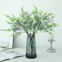 Fleurs Artificielles en Gros Faites à la Main Modernes Réalistes Décoration Maison 5 Têtes Jacinthe Delphinium Fan Bean Filler Flowers