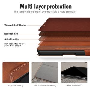 เคสแท็บเล็ต Laudtec รุ่น Heavy Duty ทนทาน ผลิตจากหนัง PU กันกระแทก พร้อมขาตั้ง สำหรับ iPad Pro 13 2024/Air 13 2024 - Product Image 6