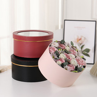 Fabricants de boîtes de papier à fleurs rondes personnalisées boîtes à fleurs conservées maman pour bouquets
