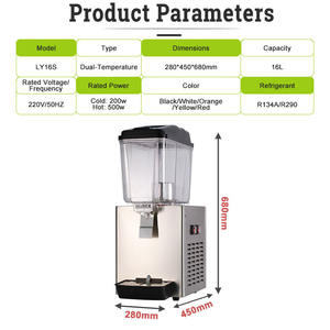 <span class=keywords><strong>Distributeur</strong></span> <span class=keywords><strong>de</strong></span> boissons commerciales <span class=keywords><strong>Distributeur</strong></span> <span class=keywords><strong>de</strong></span> jus à réservoir unique Machine à jus <span class=keywords><strong>de</strong></span> 16 litres avec fonction chaude et froide - Product Image 6