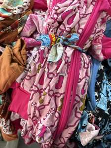 Çocuk Bebek Bambu Çift Yönlü Fermuarlı Günlük Pijama Tulumu Batı Baskılı Sonbahar İçin - Product Image 3