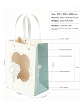 Sac cadeau portable de luxe Mori imprimé, écologique et réutilisable, avec ruban et étiquette, pour aromathérapie, personnalisable avec logo