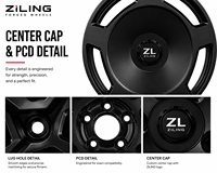 Rines ZL Ligeros de Aleación de Aluminio Forjado para ZEEKR 009 X 7X 8X 9X 19 22 Pulgadas, Multirradio, Monobloque, Personalizados