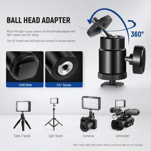 <span class=keywords><strong>Neewer</strong></span> <span class=keywords><strong>Rgb</strong></span> 10w Portable sur la lumière de la caméra 176-a1 panneau de lumière vidéo Led 17 scènes Cri97 + 2500k-10000k pour la photographie - Product Image 5