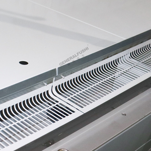 Siêu thị duy nhất-nhiệt độ thẳng đứng Tủ đông LED-Lit Glass Door Showcase cho thực phẩm đông lạnh trực tiếp & làm mát không khí - Product Image 6