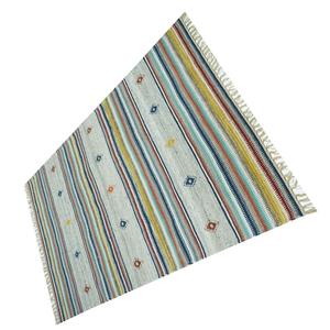 Tapis Kilim en Laine Faite Main Haute Densité - Tapis de Salon de Luxe Anti-Bactérien Antidérapant Couleur Unie à Poil Plat Design Moderne - Product Image 1