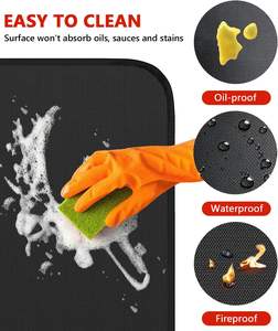 <span class=keywords><strong>Tapis</strong></span> <span class=keywords><strong>de</strong></span> gril ignifuges double face 48x30 pouces <span class=keywords><strong>Tapis</strong></span> <span class=keywords><strong>de</strong></span> sol imperméables à l'huile pour terrasse extérieure <span class=keywords><strong>Tapis</strong></span> <span class=keywords><strong>de</strong></span> protection pour barbecue - Product Image 3