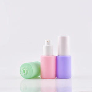 Frasco cuentagotas de vidrio de aceite esencial Suero 1oz 2oz 30ml Frascos cuentagotas de vidrio rosa azul Botella de aceite esencial - Product Image 3