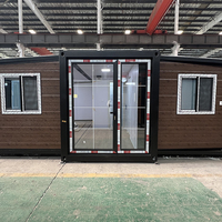 Fabrication professionnelle sur mesure utilisant des matériaux de haute qualité Conteneur préfabriqué 20 pieds 40 pieds Maisons en conteneur avec toilette