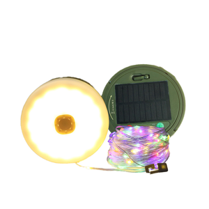Guirlandes solaires rechargeables par USB pour jardin et cour, décoration extérieure d'urgence pour fêtes, guirlandes de Noël - Product Image 1