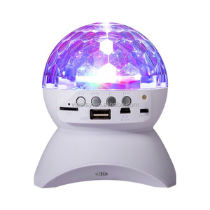 Party Lights Disco Crystal Rotating Magic Ball Lamp Speaker Equipped with FM Radio MP3/supporting TF <strong>Card</strong>/Micro SD <strong>Card</strong> - Product Image 2