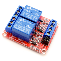 Module de relais 2 canaux 5V 12V 24V avec déclenchement par niveau haut et bas, contrôle par relais et optocoupleur, relais bidirectionnels DC 5V 12V 24V