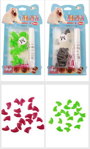 Capa de silicone protetora para unhas de pets, capas de borracha macia para cães e gatos, cobertura de unha para proteção das crianças - Product Image 3